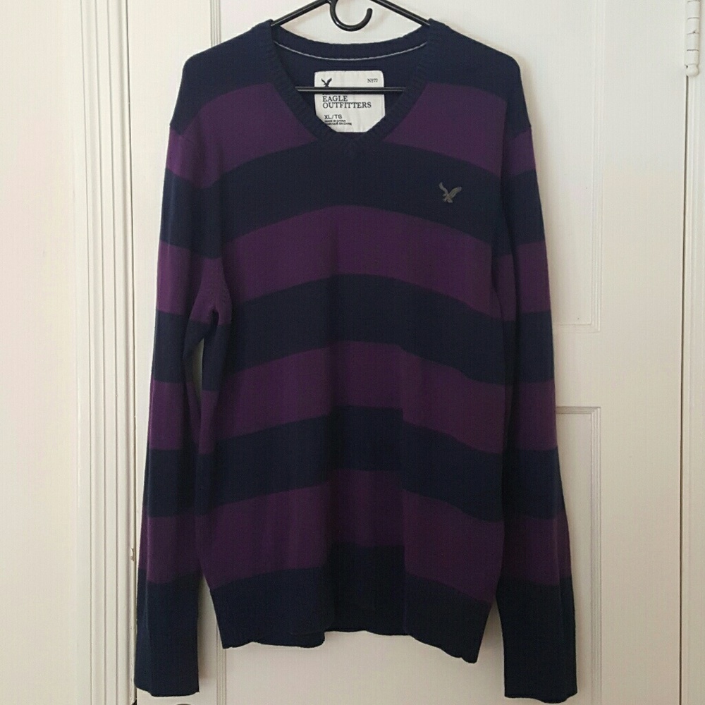 American Eagle thick v-neck sweater
